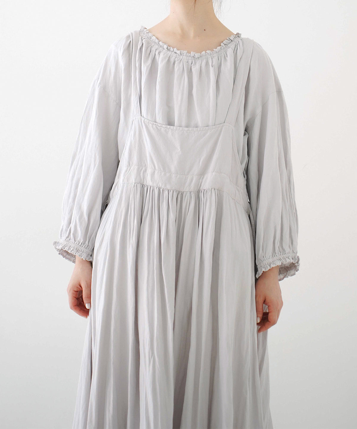nest Robe | Linen Silk Apron Dress