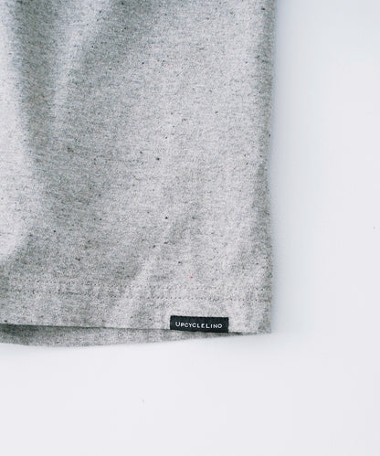 [UpcycleLino BASIC] Cotton Linen Jersey Wide-fit T-shirt