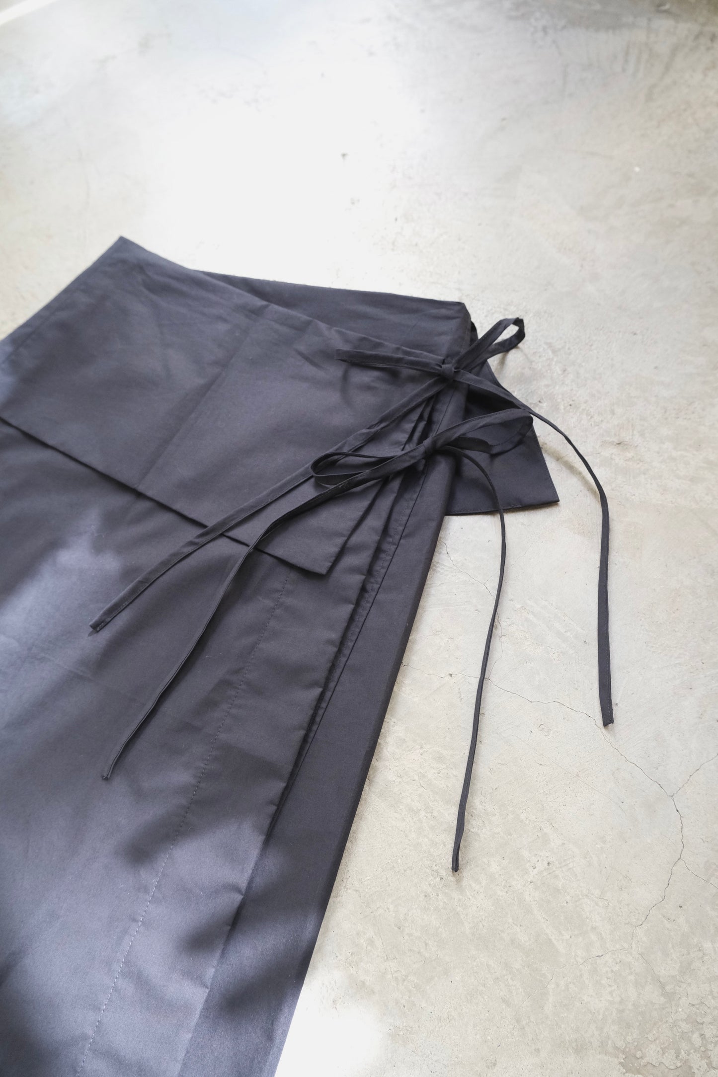 God Dag Italian wrap skirt - black