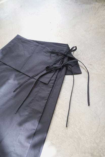 God Dag Italian wrap skirt - black