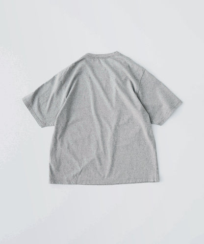 [UpcycleLino BASIC] Cotton Linen Jersey Wide-fit T-shirt