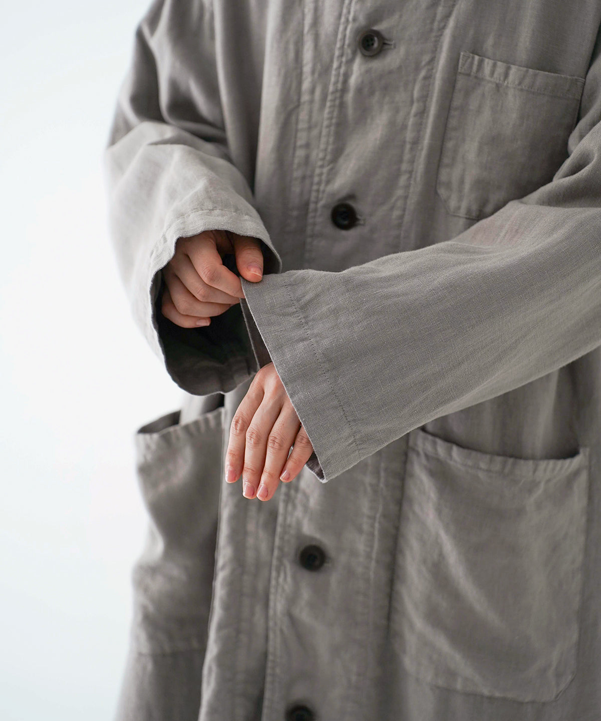 Light Linen Oxford Topcoat