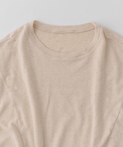 Cotton Linen Sleeveless Jersey - Ecru