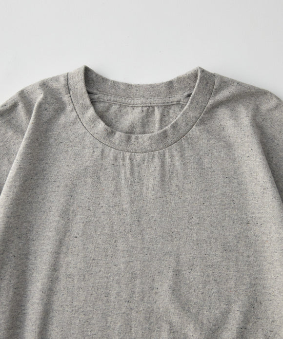[UpcycleLino] BASIC Jersey Big Tee - Top Grey