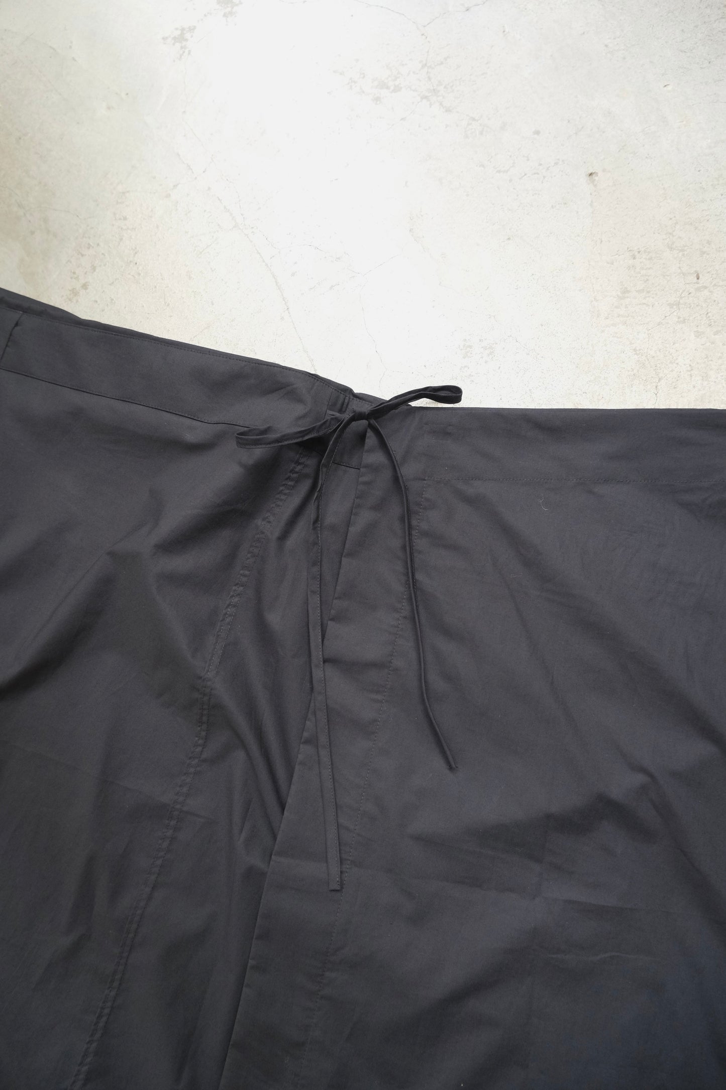 God Dag Italian wrap skirt - black