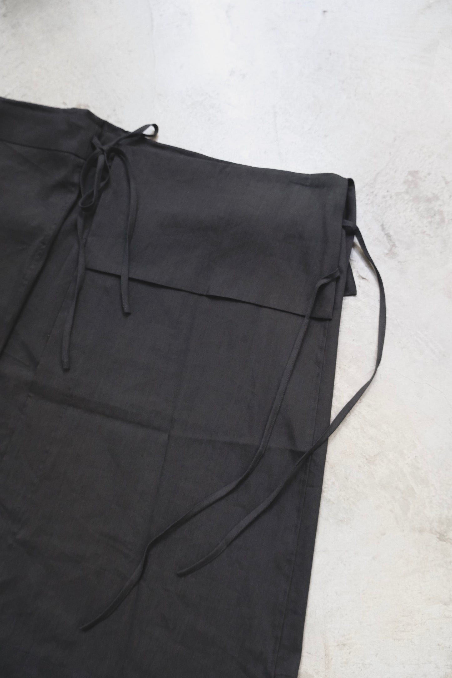 God Dag Italian wrap skirt - black