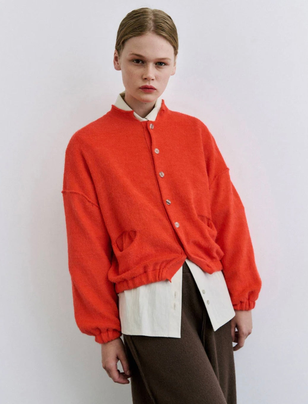 Shinrin cardigan (chilli pepper)