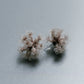 Pre order | Tsubu earrings/ light brown (pair)