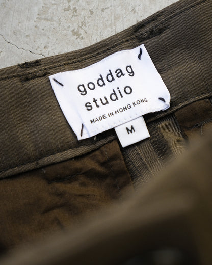 God Dag pleated baggy pants