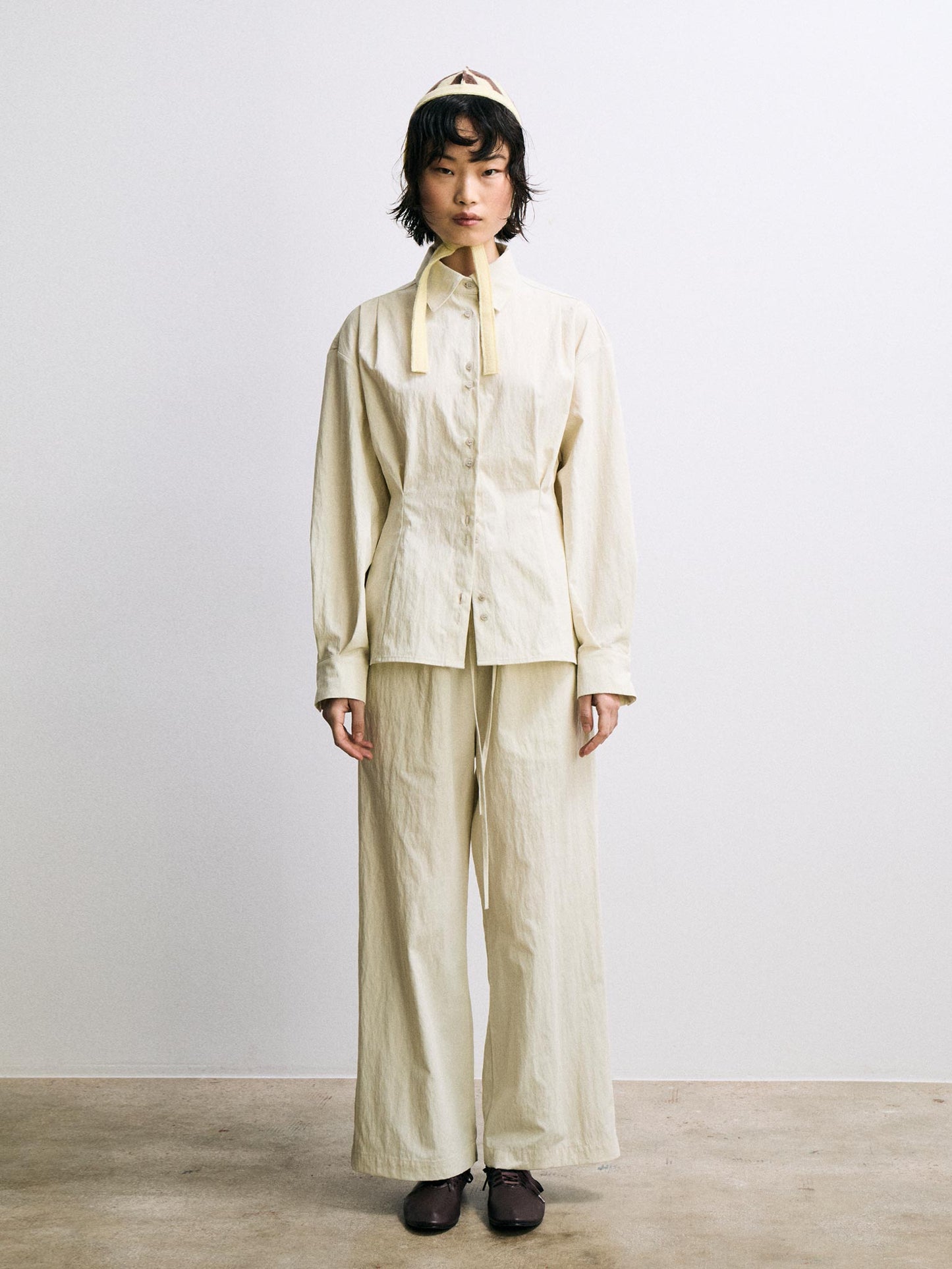 Momoka shirt (chalk)