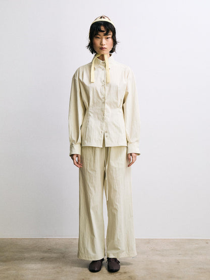 Momoka shirt (chalk)