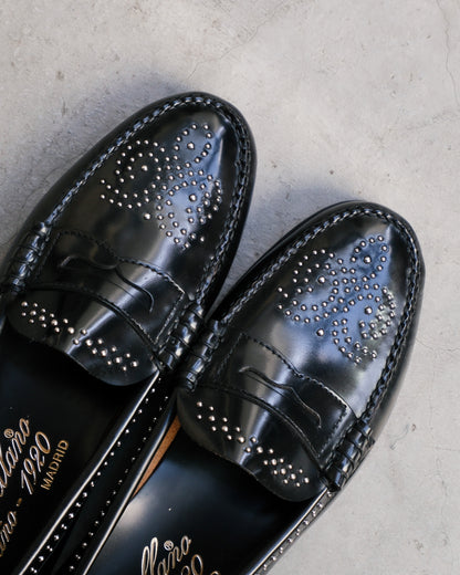 New studded loafers