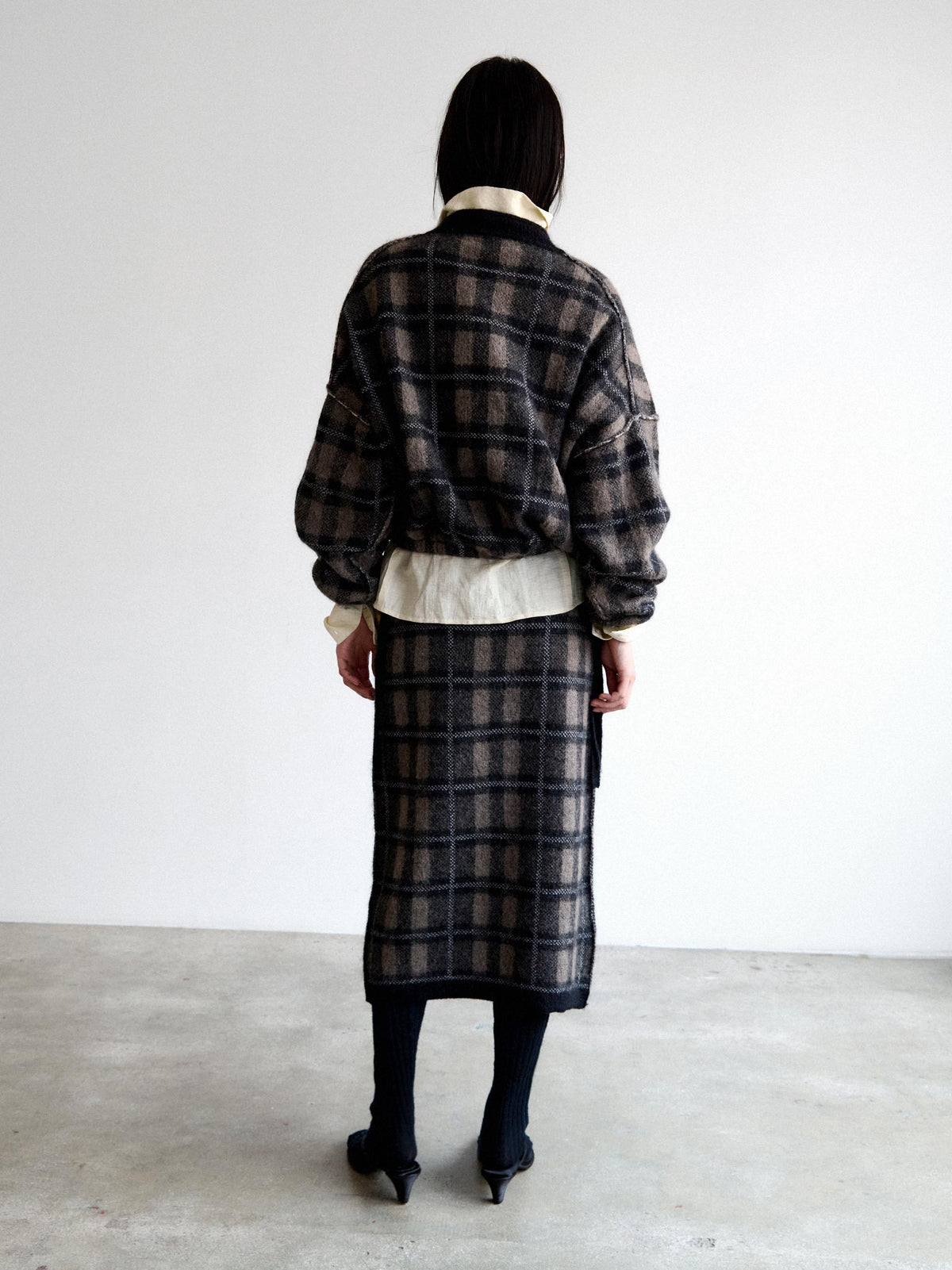 COPERTA Skirt - Black/Taupe