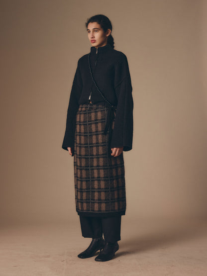 COPERTA Skirt - Black/Taupe