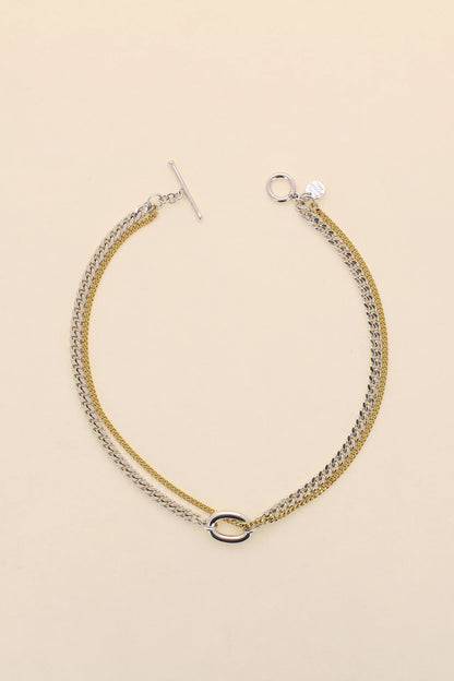 IRMA NECKLACE (two tone)