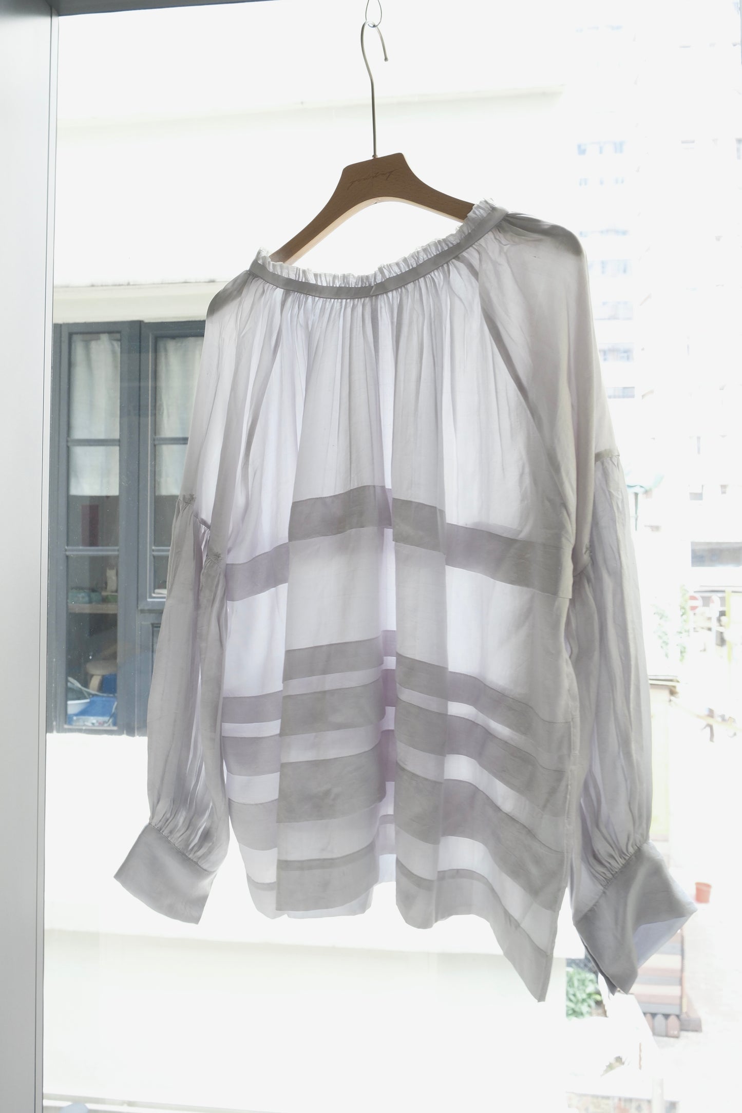 Astrid pleated blouse