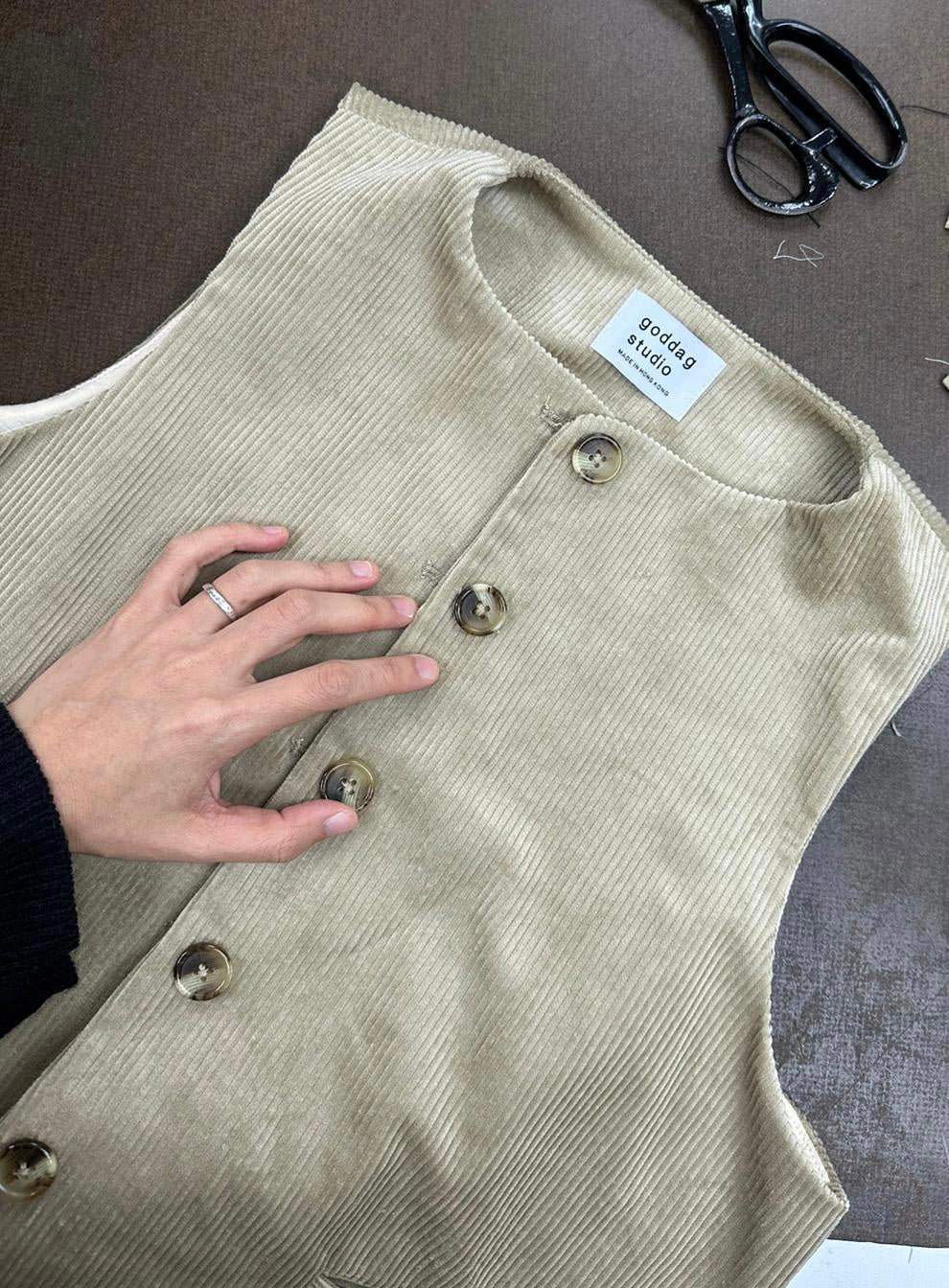 God Dag New corduroy vest