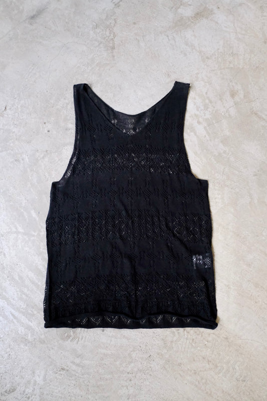 Chisaki Knit Vest charcoal