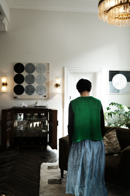 Bobby green wool vest