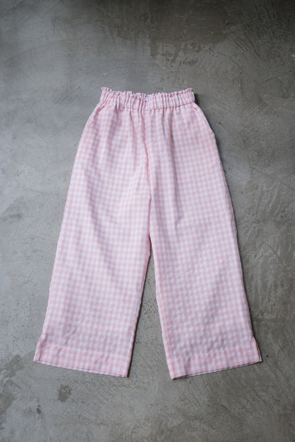 God Dag Gingham check tailor pants
