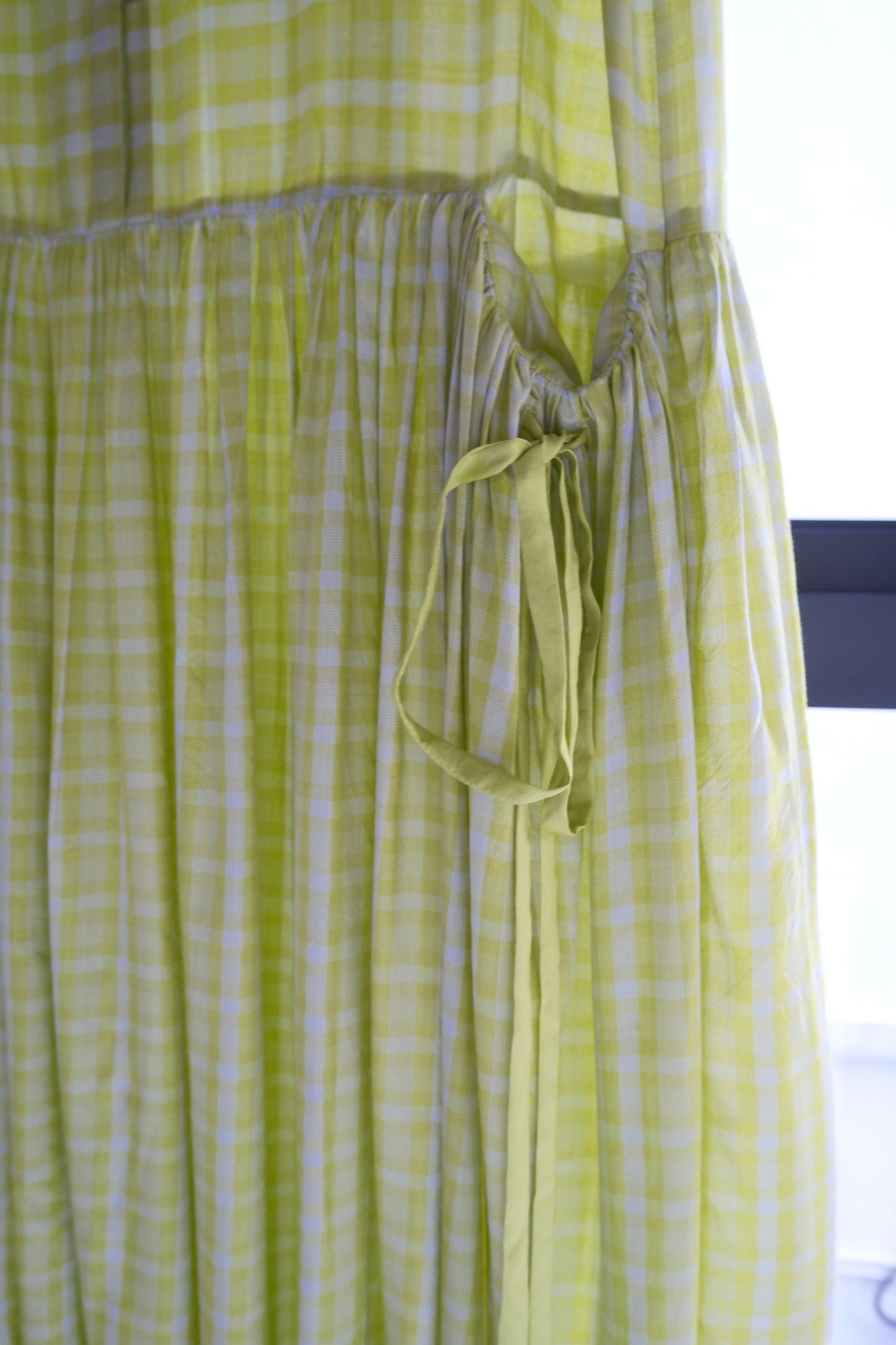 RB Poppy Lime checked dress