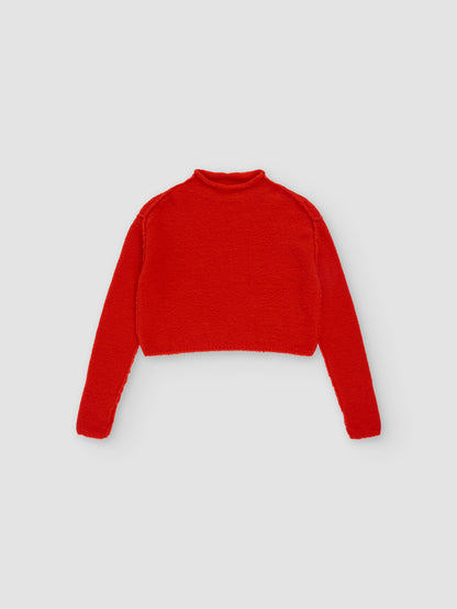 Fureru sweater - Tomato