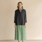 RB | Willa green striped skirt