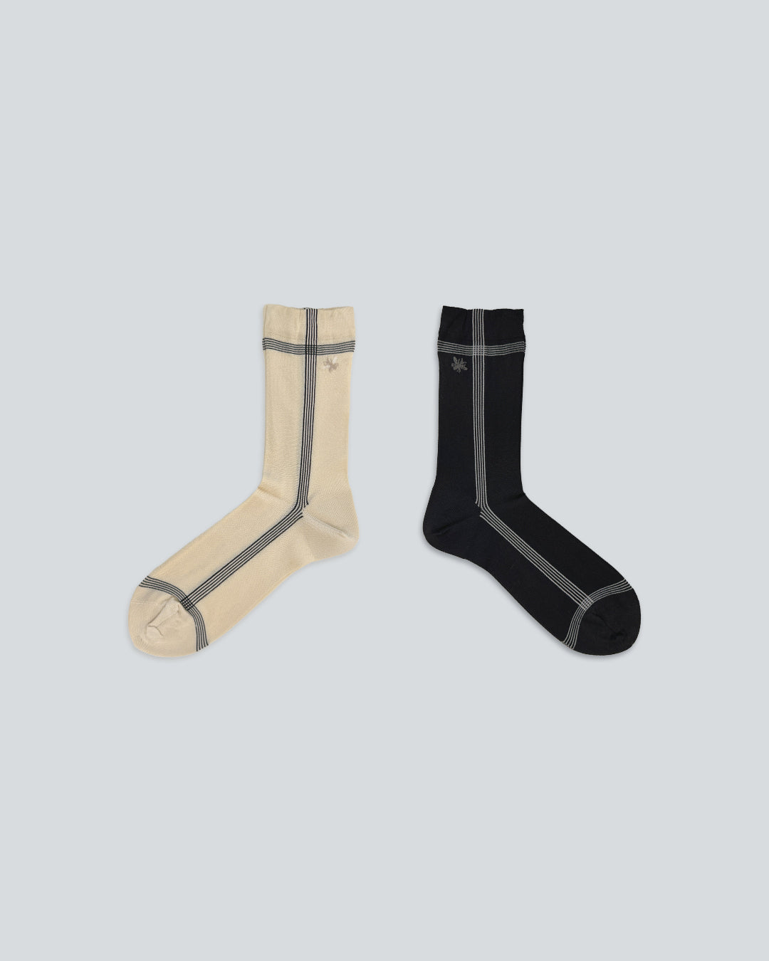 Side line silk socks