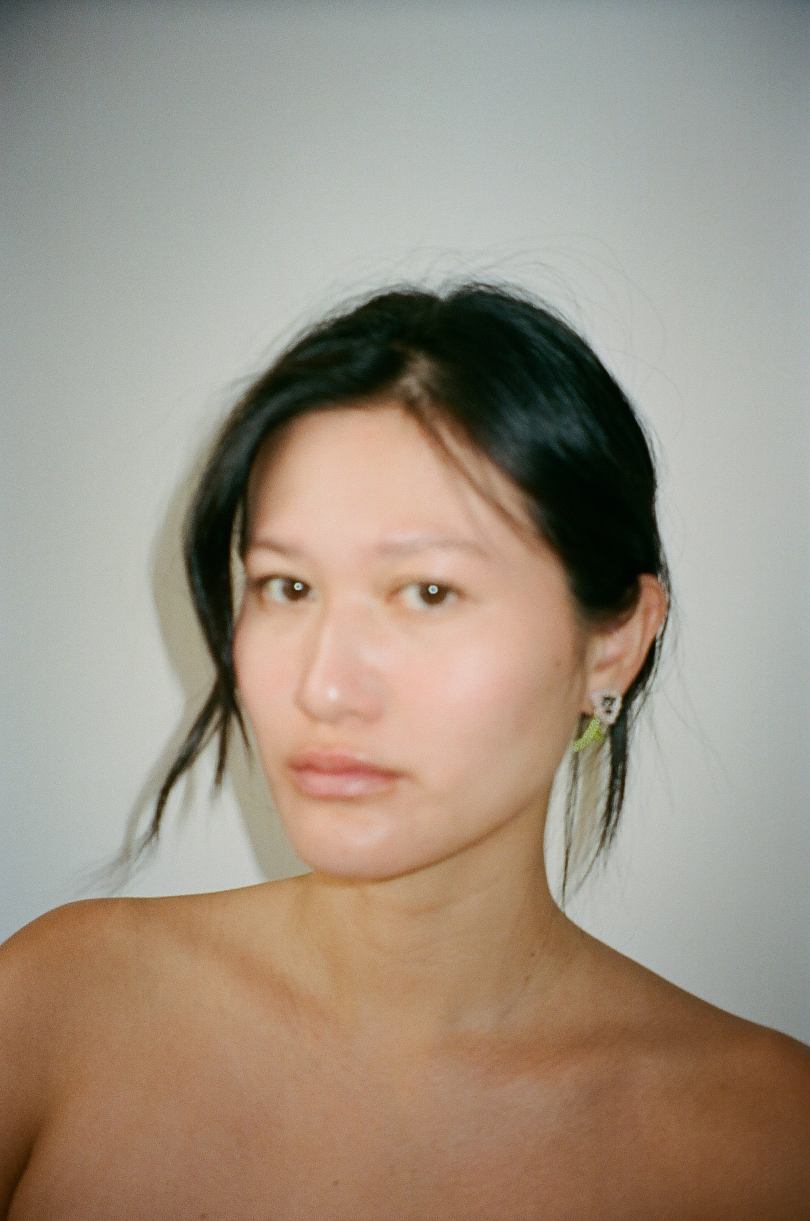 Pink Poppy Ear Stick