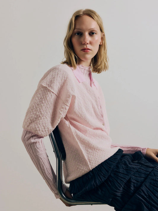 Mantel polo - Pale Pink