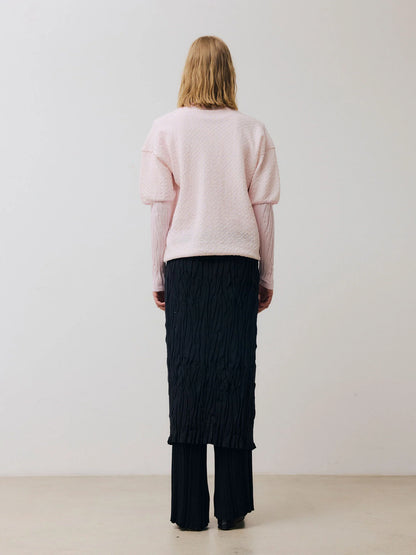 Mantel polo - Pale Pink