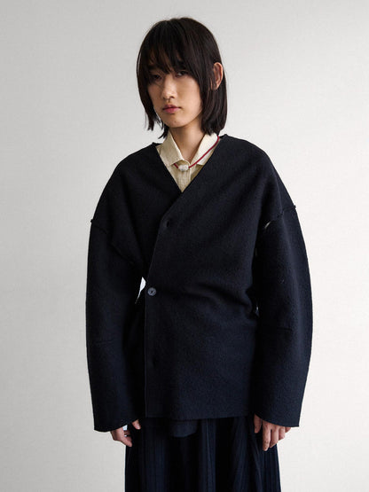Mantello cardigan - Black