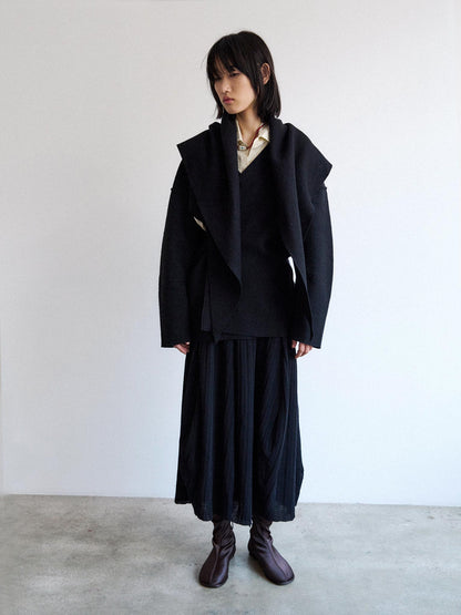 Mantello cardigan - Black