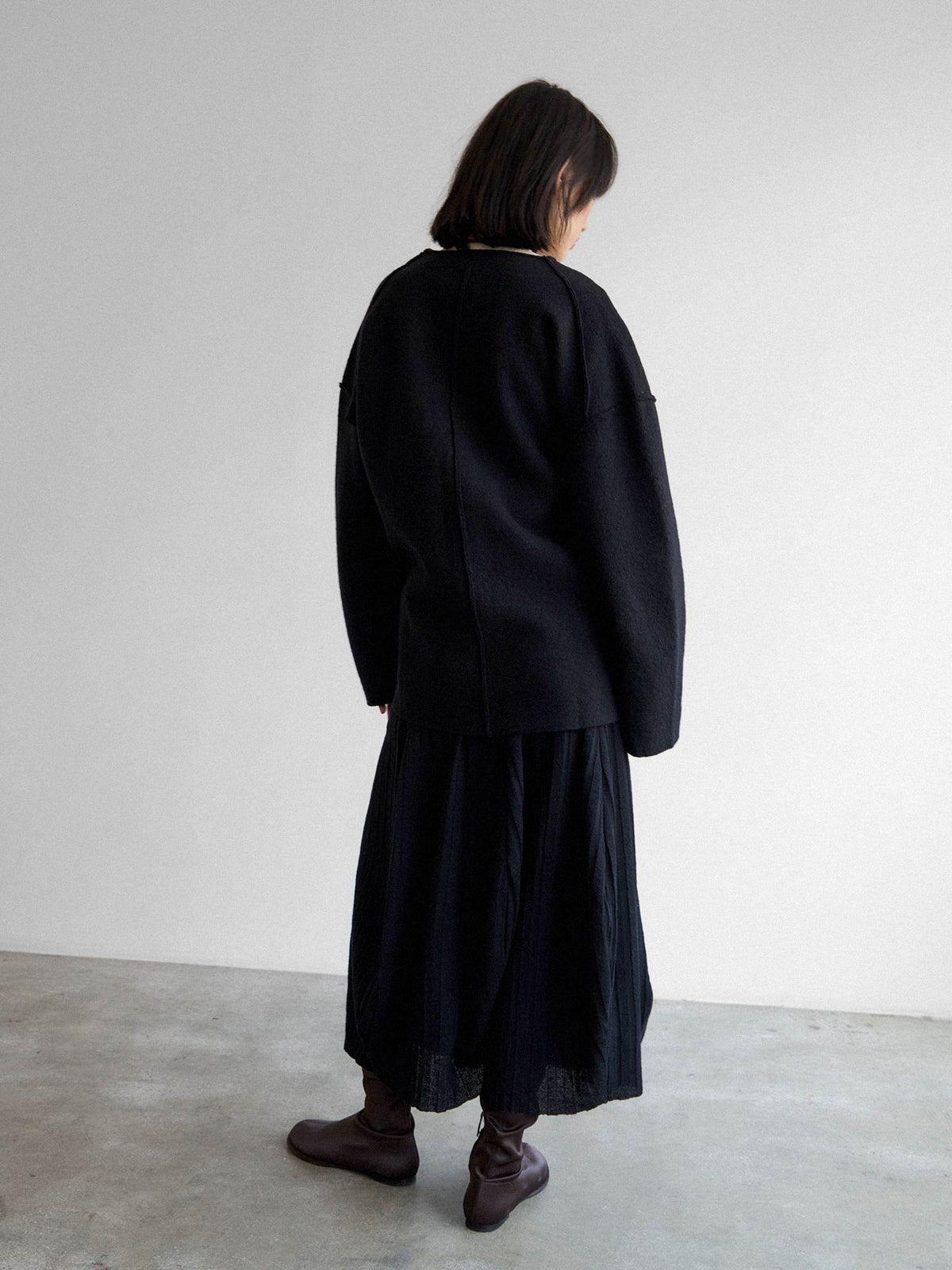 Mantello cardigan - Black
