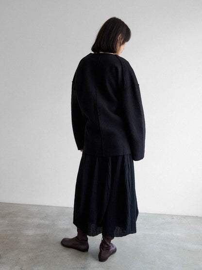 Mantello cardigan - Black