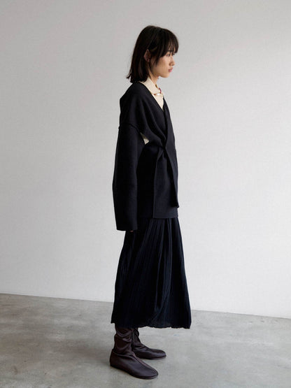 Mantello cardigan - Black