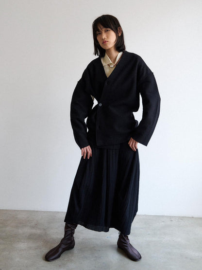Mantello cardigan - Black