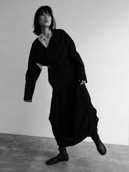 Mantello cardigan - Black