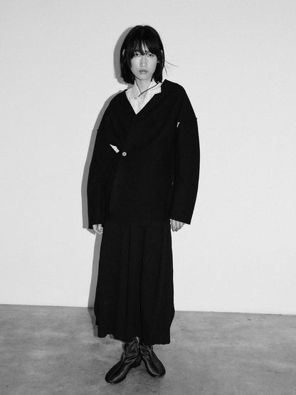 Mantello cardigan - Black