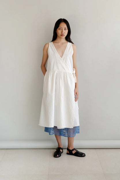 Nadia natural white dress