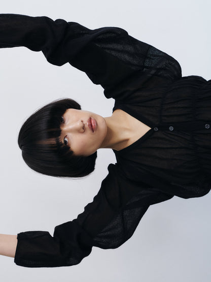 Oboro Cardigan - Black