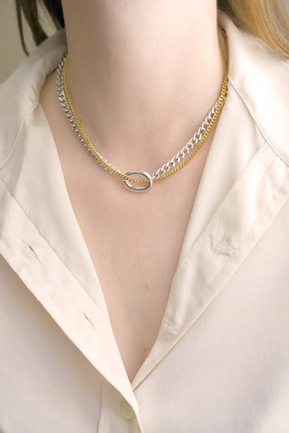 IRMA NECKLACE (two tone)