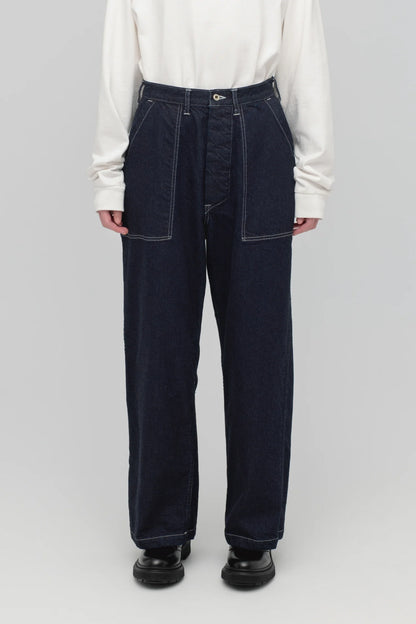Denim baker pants (Dark Navy)