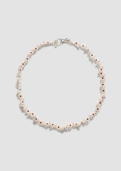 Pink Flower Necklace