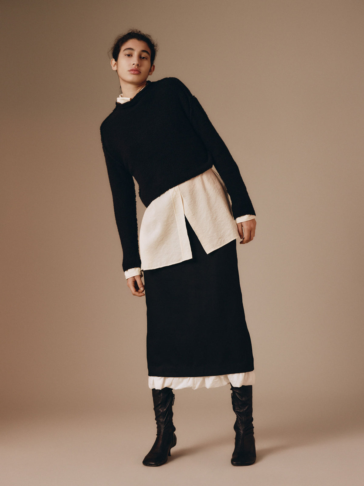 Fureru sweater - Black