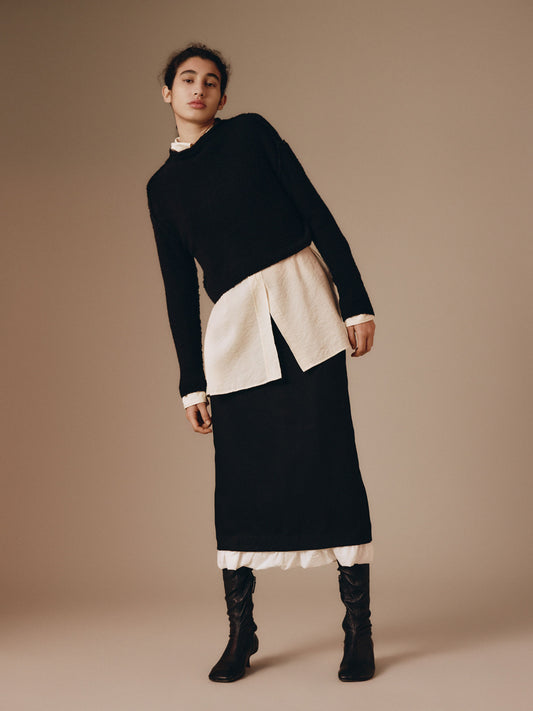 Fureru sweater - Black