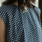 Arya polka dot vest