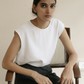 Arya white vest
