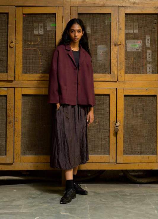 Stella midnight wine skirt