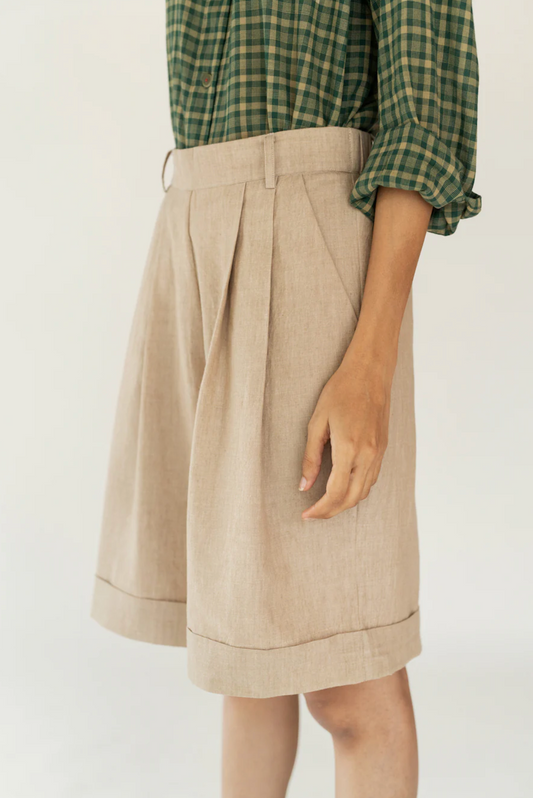 MARLEY shorts - BEIGE